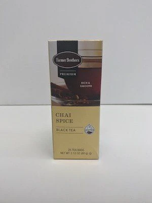 Farmer Brothers Premium: Chai Spice Hot Tea, 6/25 Ct Tea Boxes - Image 2