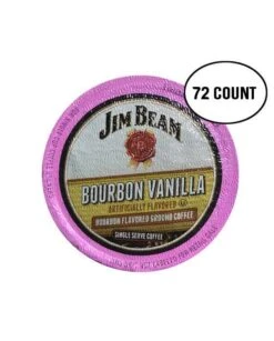 Jim Beam Bourbon Vanilla K-cup Single Serve Coffee, 72 Count