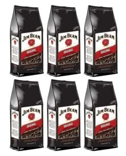 Jim Beam Original Bourbon Flavored Ground Coffee, 6 Bags (12 Oz Ea.)