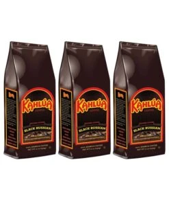 Kahlua Black Russian Gourmet Ground Coffee (3 Bags/12 Oz)