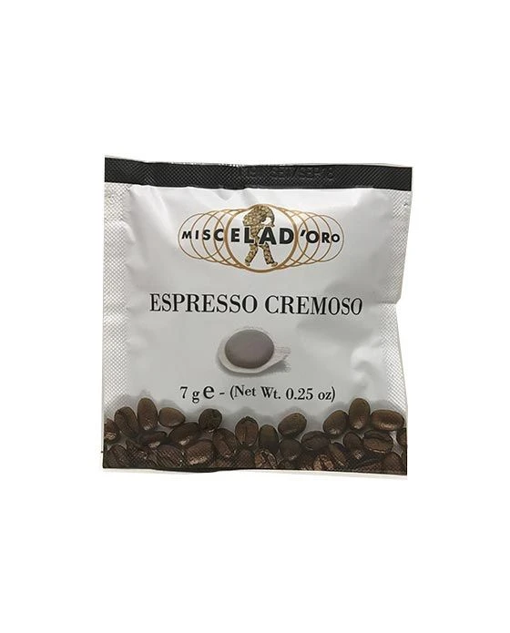 Miscela D'Oro Espresso Cremoso (Single) - 3 X 150 Pods 450 Total (Regular)