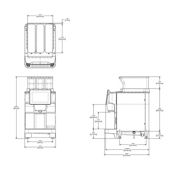 BUNN® Bunn 55400.0103 Fast Cup Bean To Cup Coffee Brewer 208-240V 60HZ - Image 2