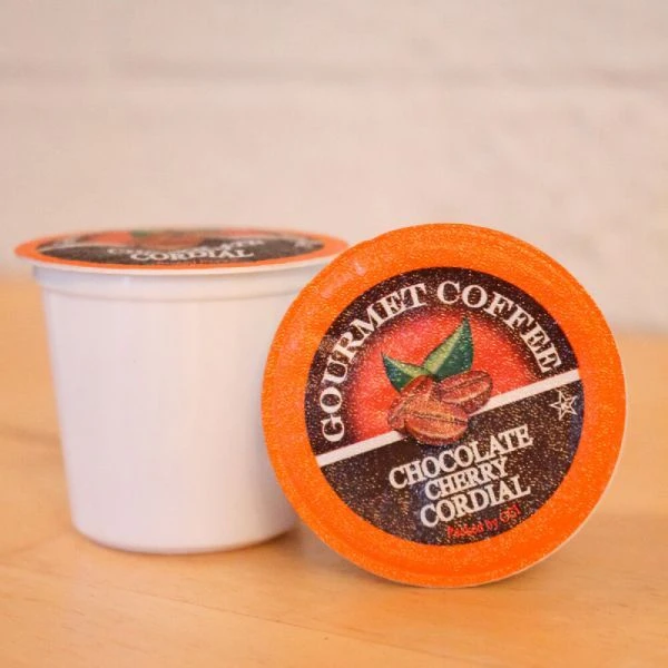 Chocolate Cherry Cordial Coffee, 35 Single Serve Cups - Image 2