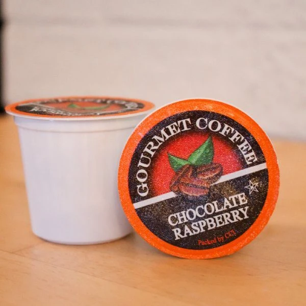 Chocolate Raspberry Coffee, 100 Single Serve Cups - Image 2