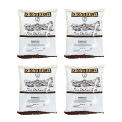 Edono Rucci Banana Nut Powdered Cappuccino Mix, 4 Bags( 2 Lbs Each)
