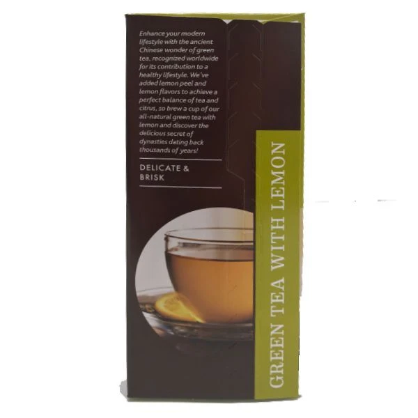 Farmer Brothers Premium Green Tea With Lemon, 6/25 Ct Tea Boxes - Image 3