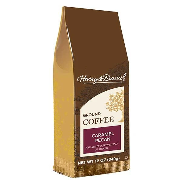 Harry & David Caramel Pecan Ground Coffee, 4 Bags (12 Oz Each) - Image 2