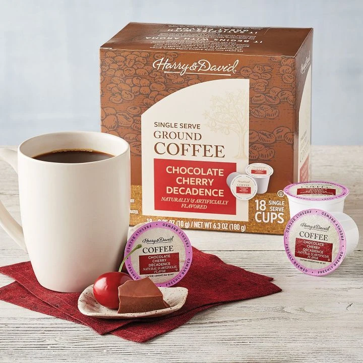 Harry & David Coffee Combo,Chocolate Raspberry, Vanilla Creme Brulee 2/18 Ct Boxes - Image 2